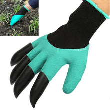 Load image into Gallery viewer, 8 Hand Claw Plastic Garden Rubber Gloves
