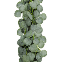 Load image into Gallery viewer, 5 Packs of Artificial Eucalyptus Wreath Greening Eucalyptus Vines
