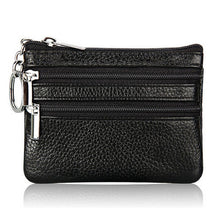 Load image into Gallery viewer, New Men/Women&#39;s Soft Pu Leather Wallet Card Coin Key Holder Zipper Purse

