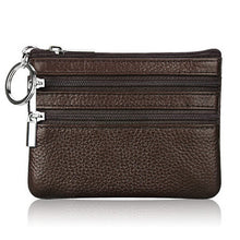 Load image into Gallery viewer, New Men/Women&#39;s Soft Pu Leather Wallet Card Coin Key Holder Zipper Purse
