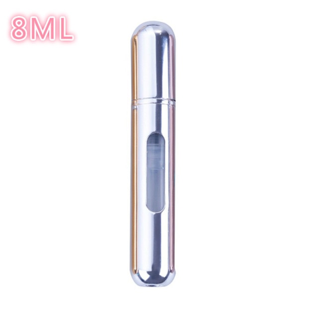 8ML Mini Small Perfume Refillable Bottle Portable Aluminum Atomizer