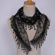 Load image into Gallery viewer, Spring Autumn Women Print NatioNal style Rose Shawl Scarves
