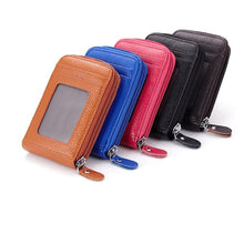Load image into Gallery viewer, New Fashion Men&#39;s/Women&#39;s Mini Leather Wallet ID Credit Cards Holder Purse
