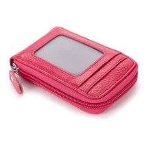 Load image into Gallery viewer, New Fashion Men&#39;s/Women&#39;s Mini Leather Wallet ID Credit Cards Holder Purse
