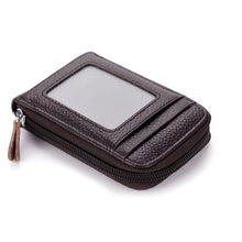 Load image into Gallery viewer, New Fashion Men&#39;s/Women&#39;s Mini Leather Wallet ID Credit Cards Holder Purse
