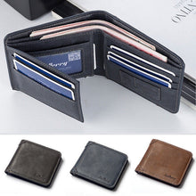 Load image into Gallery viewer, Fashion Business Men´s Bifold  ID Credit Card Money Holder Wallet
