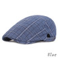 Plaid Newsboy Beret Hat Ivy Flat Cap