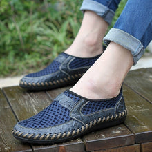 Load image into Gallery viewer, Men&#39;s Casual Outdoor Lazy Shoes Breathable Leather Sandals Beach Shoes
