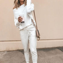 Load image into Gallery viewer, New Fashion Women&#39;s Clothing Off Shoulder Sweaters Casual Long Sleeve Tops
