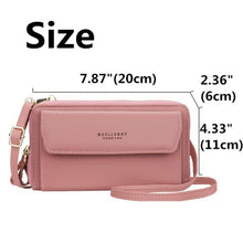 Load image into Gallery viewer, Women&#39;s Fashion Double Zipper Large Capacity Long Wallet
