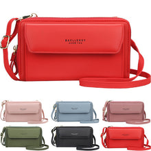 Load image into Gallery viewer, Women&#39;s Fashion Double Zipper Large Capacity Long Wallet
