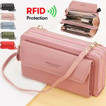Load image into Gallery viewer, Women&#39;s Fashion Double Zipper Large Capacity Long Wallet

