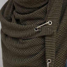 Load image into Gallery viewer, Women Fashion Star Pendant Button Shawl Scarf
