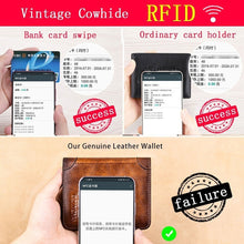 Load image into Gallery viewer, New  Faux Leather Rfid Wallets for Men
