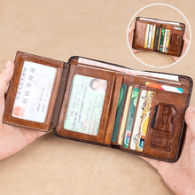 Load image into Gallery viewer, New  Faux Leather Rfid Wallets for Men
