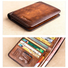 Load image into Gallery viewer, New  Faux Leather Rfid Wallets for Men
