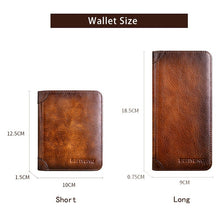 Load image into Gallery viewer, New  Faux Leather Rfid Wallets for Men
