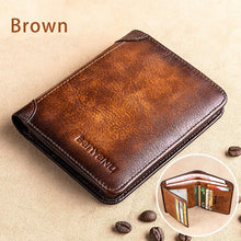 Load image into Gallery viewer, New  Faux Leather Rfid Wallets for Men
