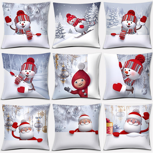 Funny Snowman Series Pillow Gift Home Office Decoration (45cm * 45cm)