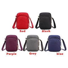 Load image into Gallery viewer, Women&#39;s Fashion Crossbody Bags Nylon Mobile Phone Bag Change Shoulder Bag
