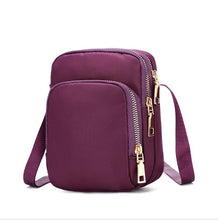 Load image into Gallery viewer, Women&#39;s Fashion Crossbody Bags Nylon Mobile Phone Bag Change Shoulder Bag
