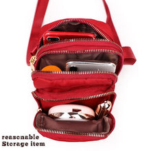 Load image into Gallery viewer, Women&#39;s Fashion Crossbody Bags Nylon Mobile Phone Bag Change Shoulder Bag
