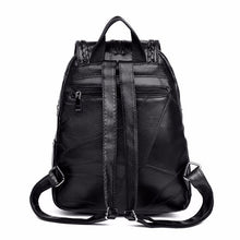 Load image into Gallery viewer, Fashion Leisure Women&#39;s Backpack Travel Soft PU Leather Handbag Shoulder Bag
