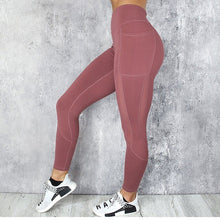 Load image into Gallery viewer, Fashion Women&#39;s Net Gauze Splice Leggings Yoga Pants
