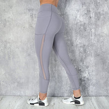 Load image into Gallery viewer, Fashion Women&#39;s Net Gauze Splice Leggings Yoga Pants
