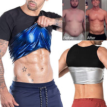 Load image into Gallery viewer, Men Sauna Heat Trapping Shirt Sauna Sweat Vest
