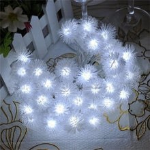 Load image into Gallery viewer, Romantic 6M 40 LEDs Snow Pompon Fairy Dandelion String Lights
