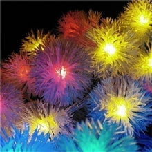 Load image into Gallery viewer, Romantic 6M 40 LEDs Snow Pompon Fairy Dandelion String Lights
