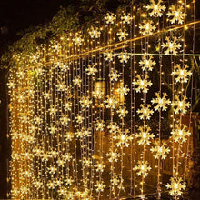 Load image into Gallery viewer, 6M 40Lamp Snowflake Fairy String Lights
