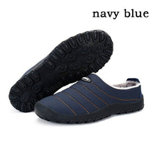 Load image into Gallery viewer, New Men Winter Warm Slip on Slippers Indoor Outdoor Plush Slippers
