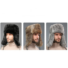 Load image into Gallery viewer, Winter Fur Hat Thickened Heat and Cold-proof Outdoor Cotton Ear Cap
