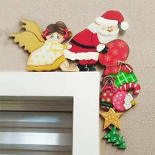 Load image into Gallery viewer, Christmas Door Frame Decorations Wooden Decorations Santa  Elk Wood Crafts Christmas Decorations
