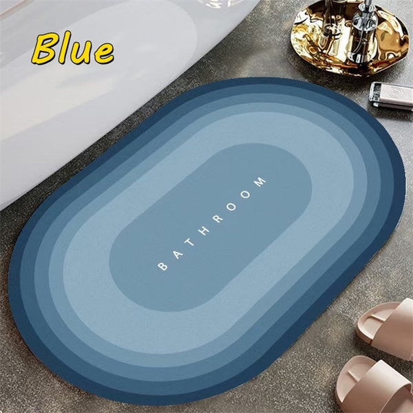 Softable Absorbent Bath Mat Quick Drying Bathroom Rug