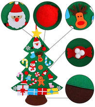 Load image into Gallery viewer, DIY Felt Christmas Tree Set with 29 Pcs Ornaments
