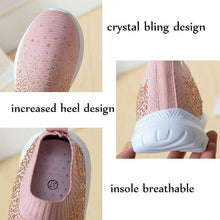 Load image into Gallery viewer, New Colors Women Fashion Rainbow Flat Shoes Knitting Breathable Mesh Sneakers
