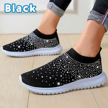 Load image into Gallery viewer, New Colors Women Fashion Rainbow Flat Shoes Knitting Breathable Mesh Sneakers
