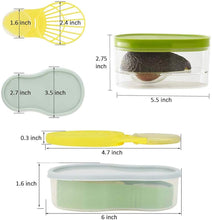 Load image into Gallery viewer, Avocado Slicer 6 In 1 Function Tool Storage Container Set
