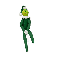 Load image into Gallery viewer, 2 Pcs The Grinch on The Shelf Elf Doll Grinch Christmas Decorations Green Monster Elf Doll Suitable
