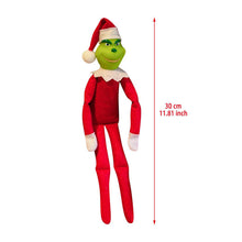 Load image into Gallery viewer, 2 Pcs The Grinch on The Shelf Elf Doll Grinch Christmas Decorations Green Monster Elf Doll Suitable
