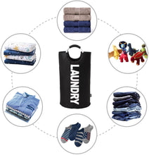 Load image into Gallery viewer, Collapsible Fabric Laundry Hamper
