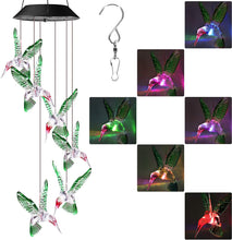 Load image into Gallery viewer, Color Changing Led Mobile Hummingbird Solar Lights
