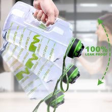 Load image into Gallery viewer, 2.2L Gallon Water Bottle with Straw and Time Marker
