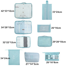 Load image into Gallery viewer, 9 pieces Set Travel Organizer Storage Bags

