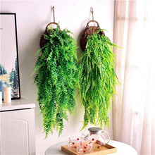 Load image into Gallery viewer, Persian fern Leaves Vines Room Decor Hanging Artificial Plant Plastic Leaf
