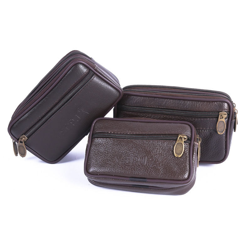 New Men’s Waist Bag Vintage Fashion PU Leather Belts Pouch
