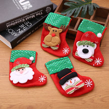 Load image into Gallery viewer, 4 Pack Christmas Stocking Gift Bag Pendant
